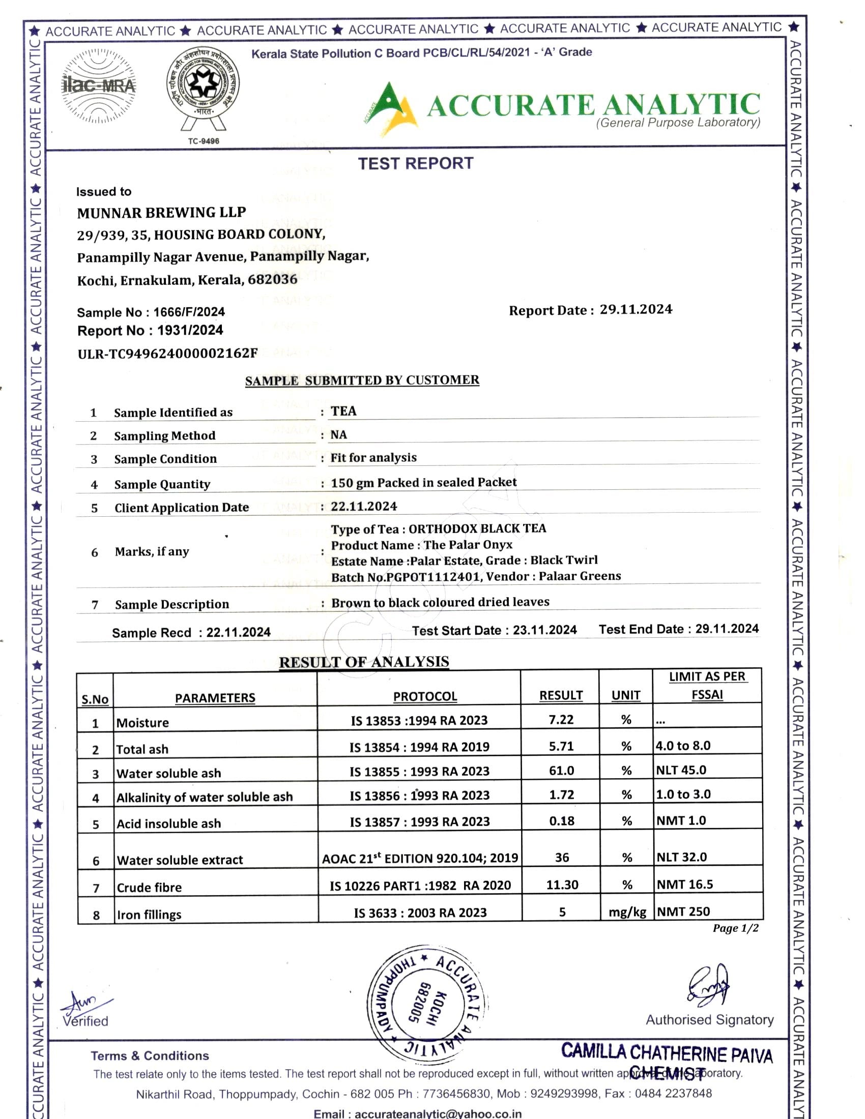 Product Safety Test Report 3