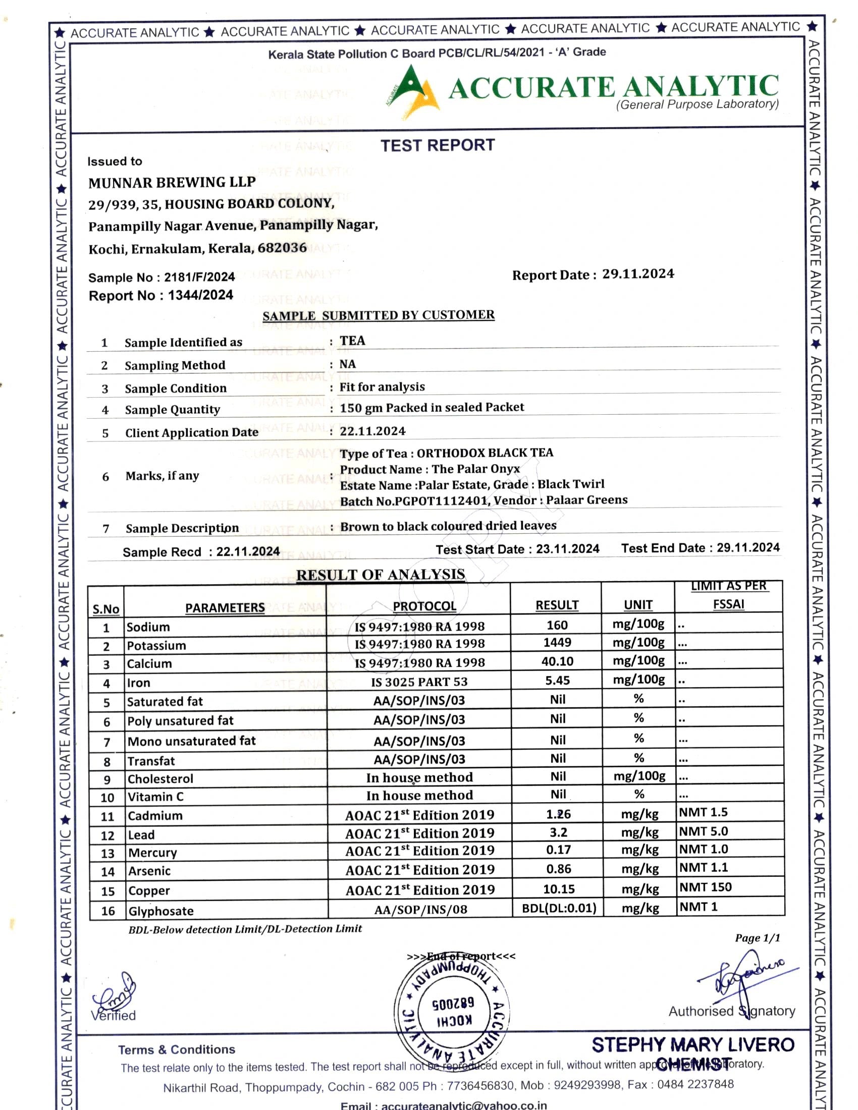 Product Safety Test Report 2