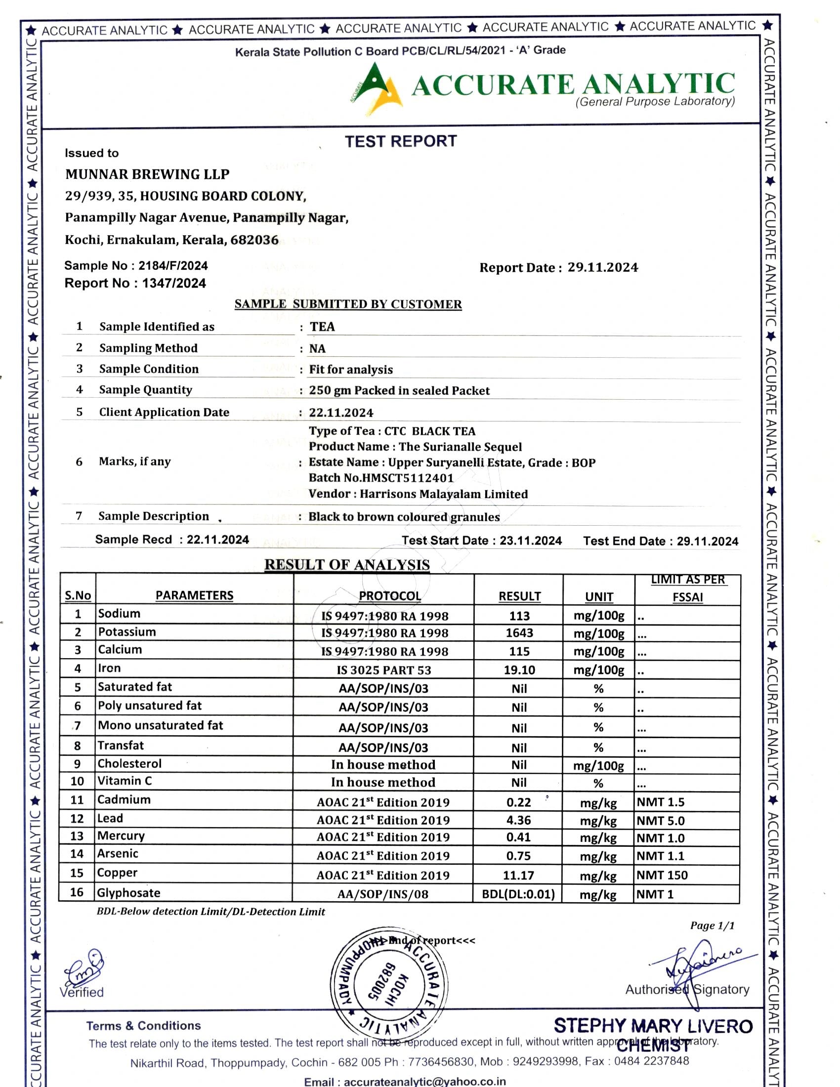Product Safety Test Report 3