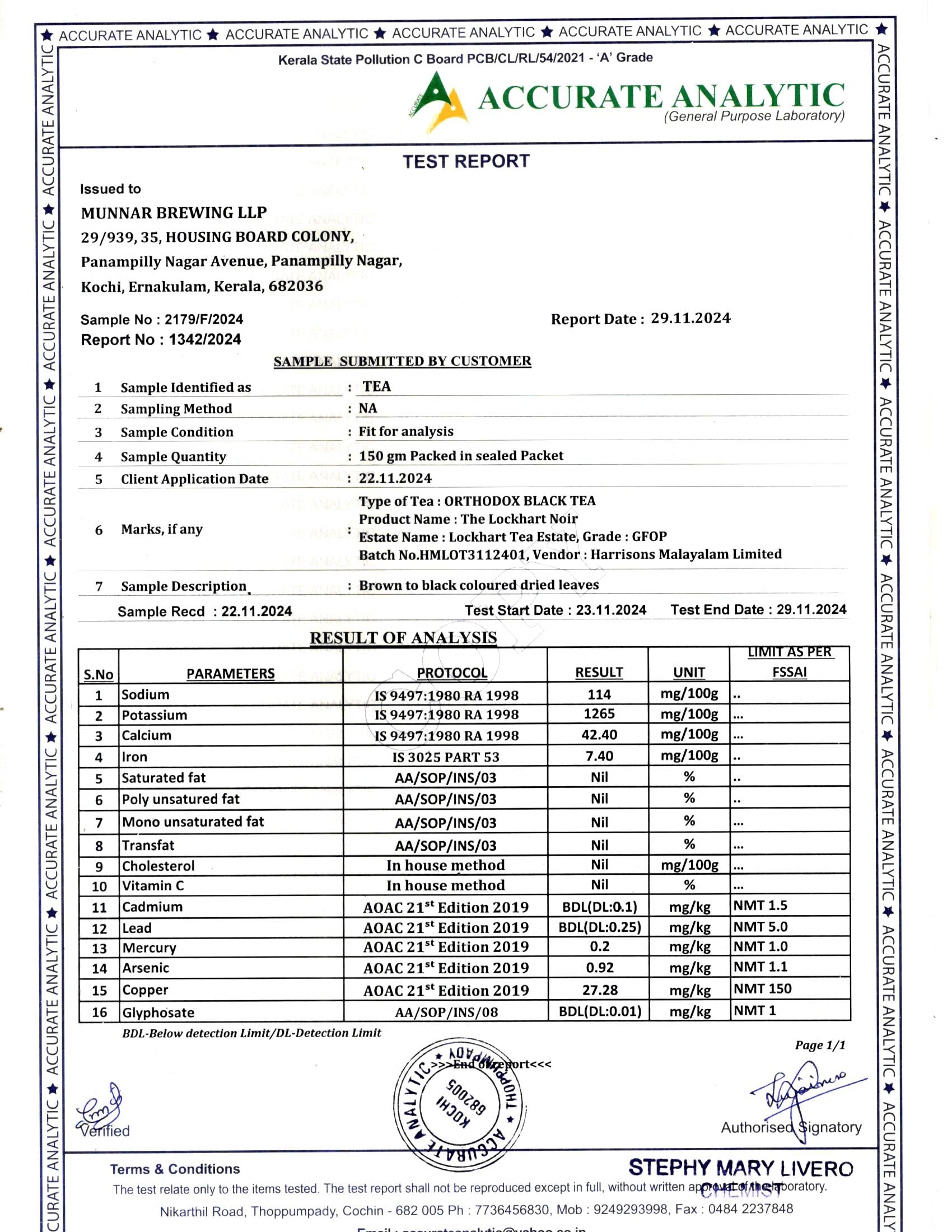 Product Safety Test Report 3